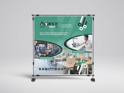 Advance Talk Trade Show Banner