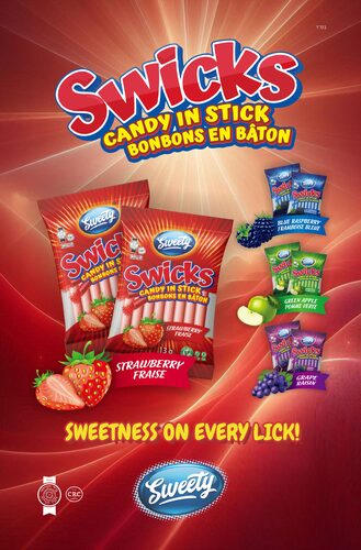 Sweety Swicks Candy Ad