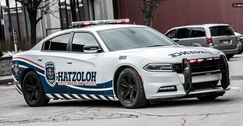 Hatzoloh EMS Vehicle Wrap